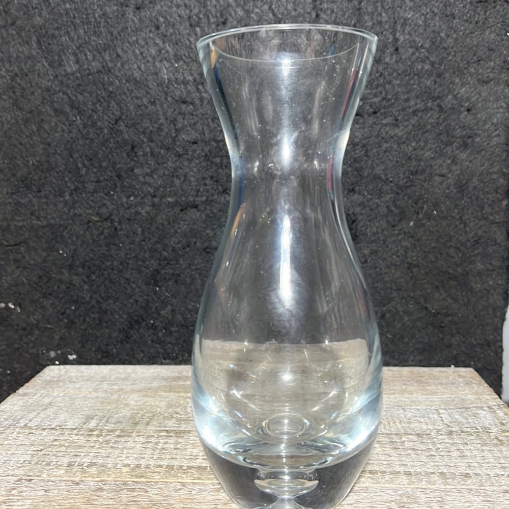Alessi for Delta Airlines Small Individual Glass Carafe 6" or Bud Vase